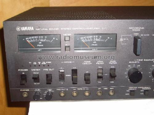 Natural Sound Stereo Control-Amplifier C-1; Yamaha Co.; (ID = 1635786) Ampl/Mixer