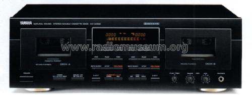 Natural Sound Stereo Double Cassette Deck KX-W592; Yamaha Co.; (ID = 1179805) R-Player