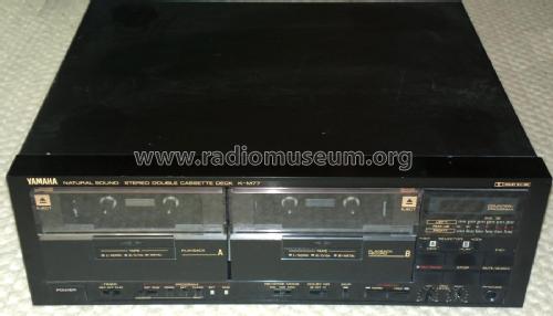 Natural Sound Stereo Double Cassette Deck K-M77; Yamaha Co.; (ID = 1767915) R-Player