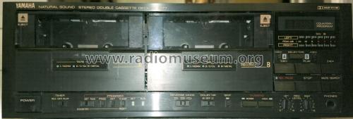 Natural Sound Stereo Double Cassette Deck K-M77; Yamaha Co.; (ID = 1767918) Reg-Riprod