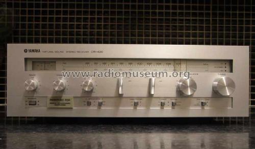 Natural Sound Stereo Receiver CR-420; Yamaha Co.; (ID = 1628317) Radio