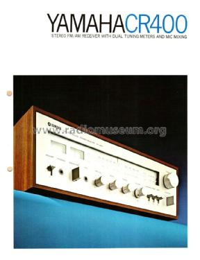Natural Sound Stereo Receiver CR-400; Yamaha Co.; (ID = 1651634) Radio