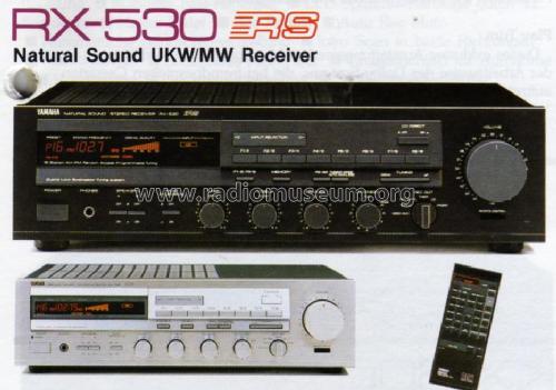 Natural Sound Stereo Receiver RX-530; Yamaha Co.; (ID = 1041797) Radio