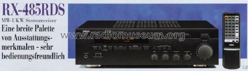 Natural Sound Stereo Receiver RX-485RDS; Yamaha Co.; (ID = 1089418) Radio