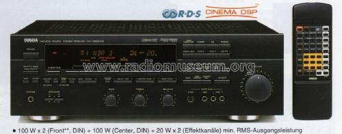 Natural Sound Stereo Receiver RX-V590RDS; Yamaha Co.; (ID = 1097814) Radio