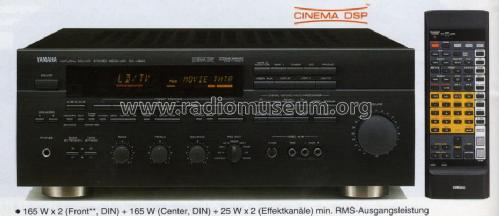 Natural Sound Stereo Receiver RX-V890; Yamaha Co.; (ID = 1097815) Ampl/Mixer