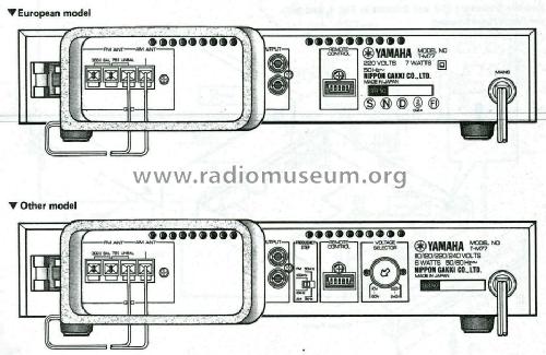 Natural Sound T-M77; Yamaha Co.; (ID = 551075) Radio