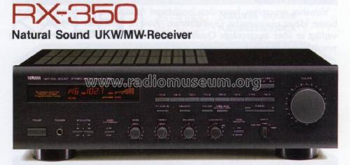 Natural Sound UKW/MW Stereo Receiver RX-350; Yamaha Co.; (ID = 1053605) Radio
