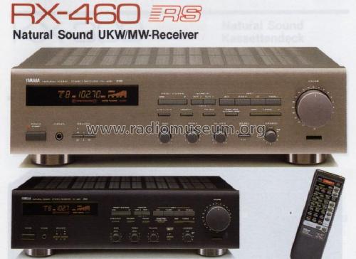 Natural Sound UKW/MW Stereo Receiver RX-460; Yamaha Co.; (ID = 1067227) Radio