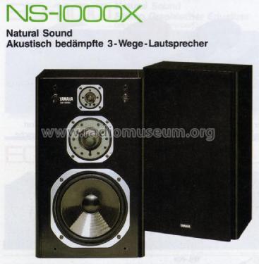 NS-1000X; Yamaha Co.; (ID = 1024612) Speaker-P