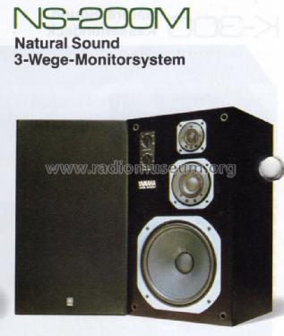 NS-200M; Yamaha Co.; (ID = 1006490) Speaker-P
