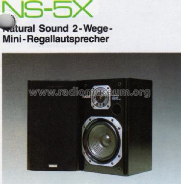 NS-5X; Yamaha Co.; (ID = 1024604) Speaker-P