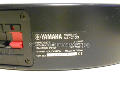 NS-C103; Yamaha Co.; (ID = 2244969) Speaker-P