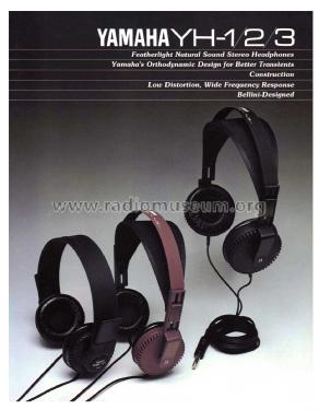 Orthodynamic Headphones YH-2; Yamaha Co.; (ID = 1911691) Altavoz-Au