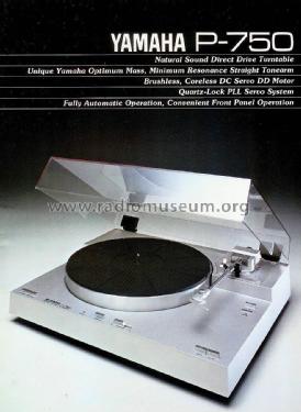 Quartz D.D. Full Automatic P-750; Yamaha Co.; (ID = 1629979) R-Player