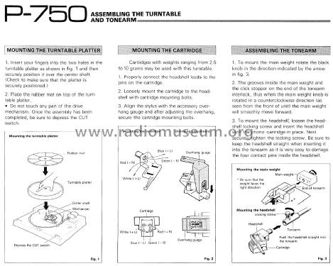 Quartz D.D. Full Automatic P-750; Yamaha Co.; (ID = 1629983) R-Player