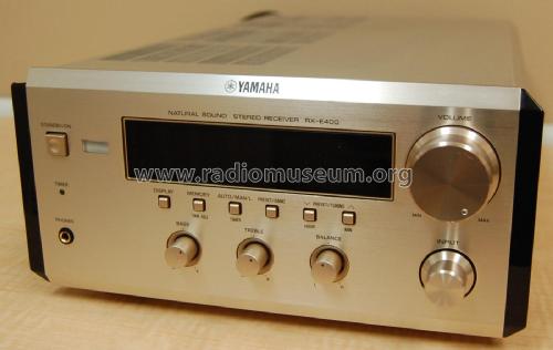 Natural Sound Stereo Receiver RX-E400; Yamaha Co.; (ID = 2592975) Radio