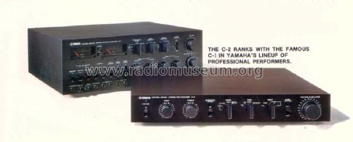 Stereo Pre Amplifier C-2; Yamaha Co.; (ID = 1771268) Ampl/Mixer