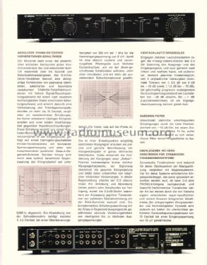 Stereo Pre Amplifier C-2; Yamaha Co.; (ID = 1771271) Ampl/Mixer