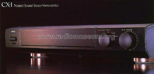 Stereo Pre Amplifier CX-1; Yamaha Co.; (ID = 637508) Verst/Mix