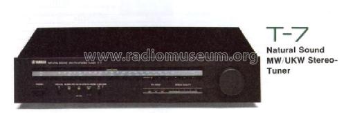 Stereo Tuner T-7; Yamaha Co.; (ID = 662985) Radio