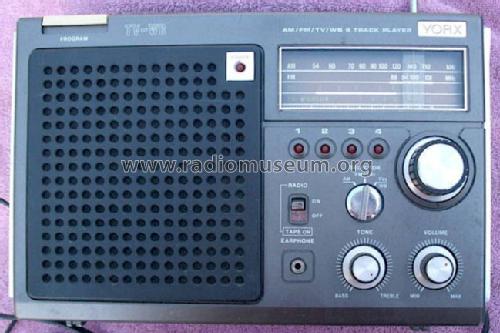 AM/FM/TV/WB 8 Track Player L6458A; Yorx Electronics; (ID = 845030) Radio