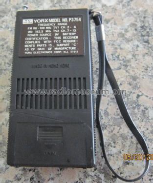 P3754; Yorx Electronics; (ID = 1704005) Radio