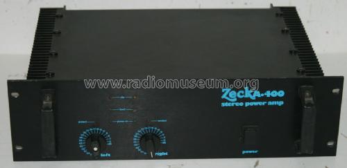 Power Amp A400; Zeck Audio; (ID = 1895290) Ampl/Mixer