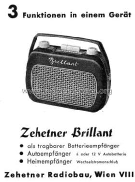 Brillant ; Zehetner Radiobau- (ID = 264744) Radio