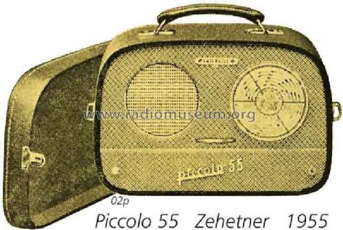Piccolo 55 ; Zehetner Radiobau- (ID = 2574) Radio