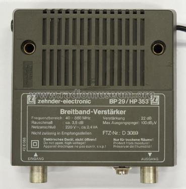 Breitband-Verstärker BP29/HP353; Zehnder GmbH; (ID = 1431162) RF-Ampl.