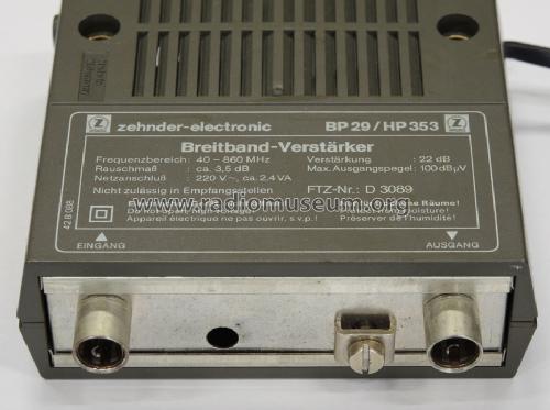 Breitband-Verstärker BP29/HP353; Zehnder GmbH; (ID = 1431163) RF-Ampl.