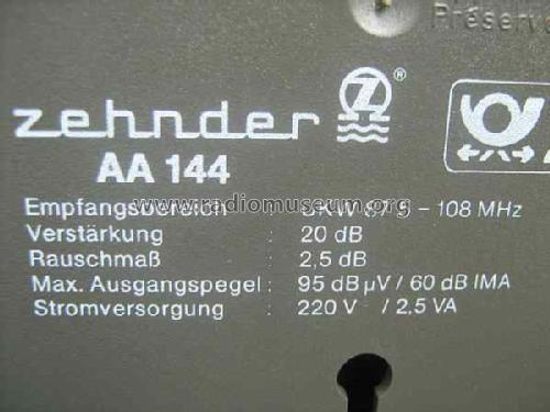 Zimmerantenne AA144; Zehnder GmbH; (ID = 1440359) Antenna
