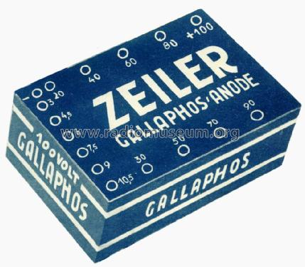 Gallaphos Anode 100V; Zeiler AG; Berlin (ID = 720745) Power-S