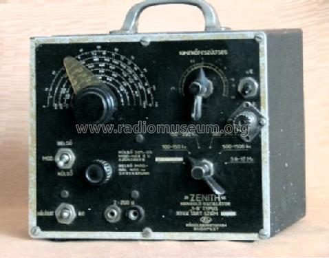Hangolo Oscillátor Zenith 1-B Equipment Zelenka Cég ZL; |Radiomuseum.org
