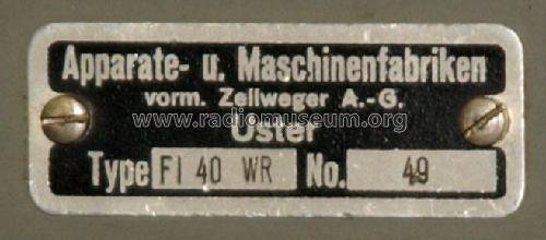 Funkstation Fahrbar Leicht FL40; Zellweger AG; Uster (ID = 766859) Mil Tr