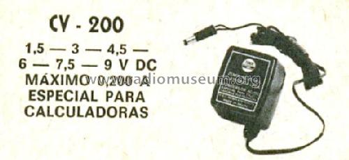 Conversor AC-DC - Power supply CV-200; Zener Indústria (ID = 1967056) Power-S