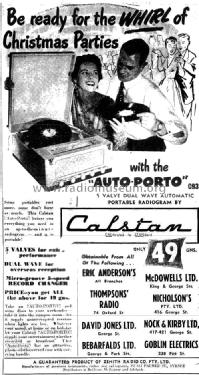 Calstan Auto-Porto C93; Zenith Radio Co. Ltd (ID = 2427821) Radio