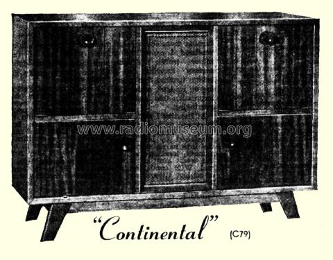 Calstan Continental C79; Zenith Radio Co. Ltd (ID = 2760773) Radio