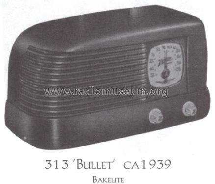 4B313 Bullet Ch= 5410; Zenith Radio Corp.; (ID = 1503962) Radio