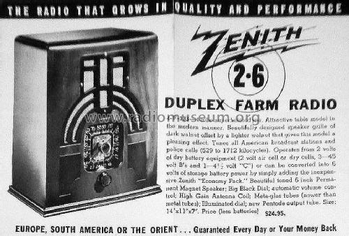 4F133 Ch= 5407; Zenith Radio Corp.; (ID = 1617212) Radio