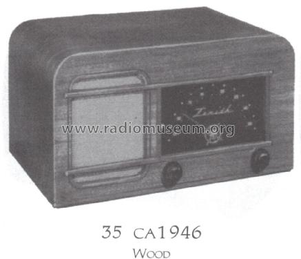 4K035G Ch= 4C53; Zenith Radio Corp.; (ID = 1507284) Radio