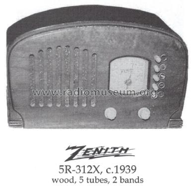 5R312X Ch= 5528; Zenith Radio Corp.; (ID = 1486129) Radio