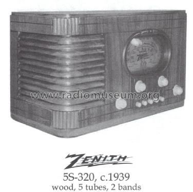 5S320 Ch= 5529; Zenith Radio Corp.; (ID = 1487092) Radio