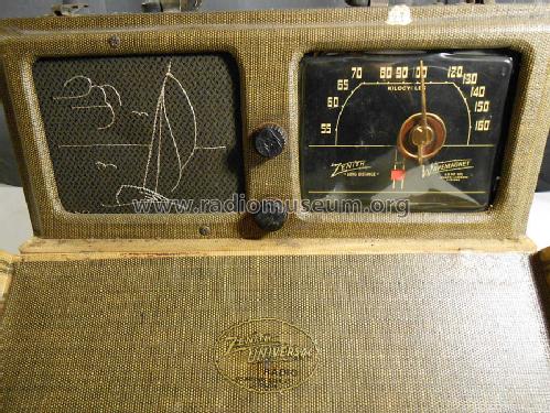 6G601D Universal Portable Radio Ch= 6B03; Zenith Radio Corp.; (ID = 1391143) Radio