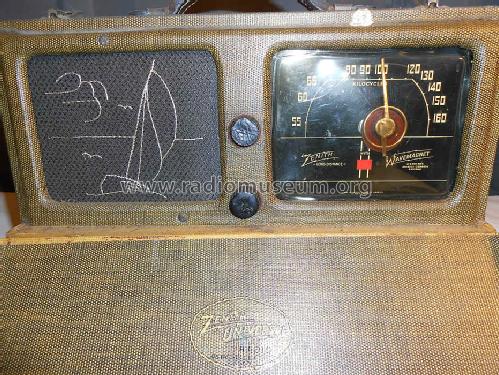 6G601D Universal Portable Radio Ch= 6B03; Zenith Radio Corp.; (ID = 1391144) Radio