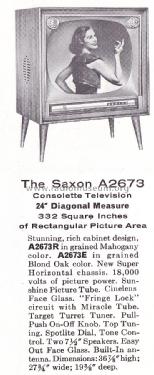 A2673E Ch= 17A20; Zenith Radio Corp.; (ID = 2468497) Televisore