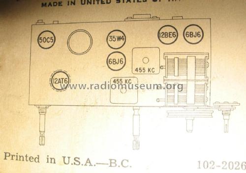 A624G Ch= 6A03; Zenith Radio Corp.; (ID = 2160551) Radio