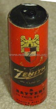 A battery Z1; Zenith Radio Corp.; (ID = 1778974) Fuente-Al