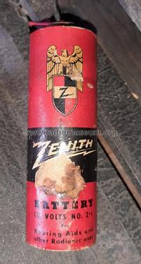 A battery Z1; Zenith Radio Corp.; (ID = 2609105) Fuente-Al